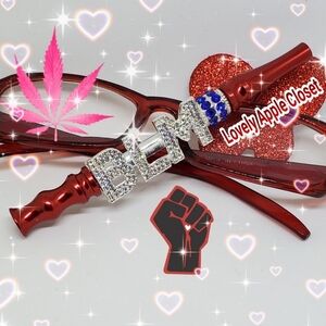 Bling Blunt Holder - BLM Red